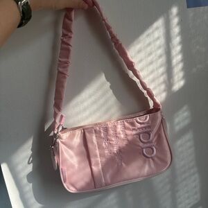 Adidas Light Pink Satin Shoulder Bag